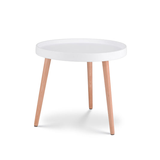 Table d'appoint ronde en Bois Ø50 cm JOANA